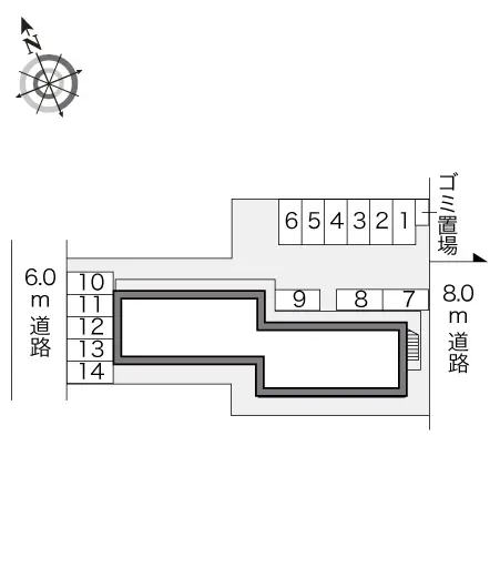 福井市足羽４丁目 月極駐車場